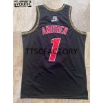 Maillot NBA Miami Heat ANOTHER 1 Retro Mitchellness Noir Swingman - Enfant